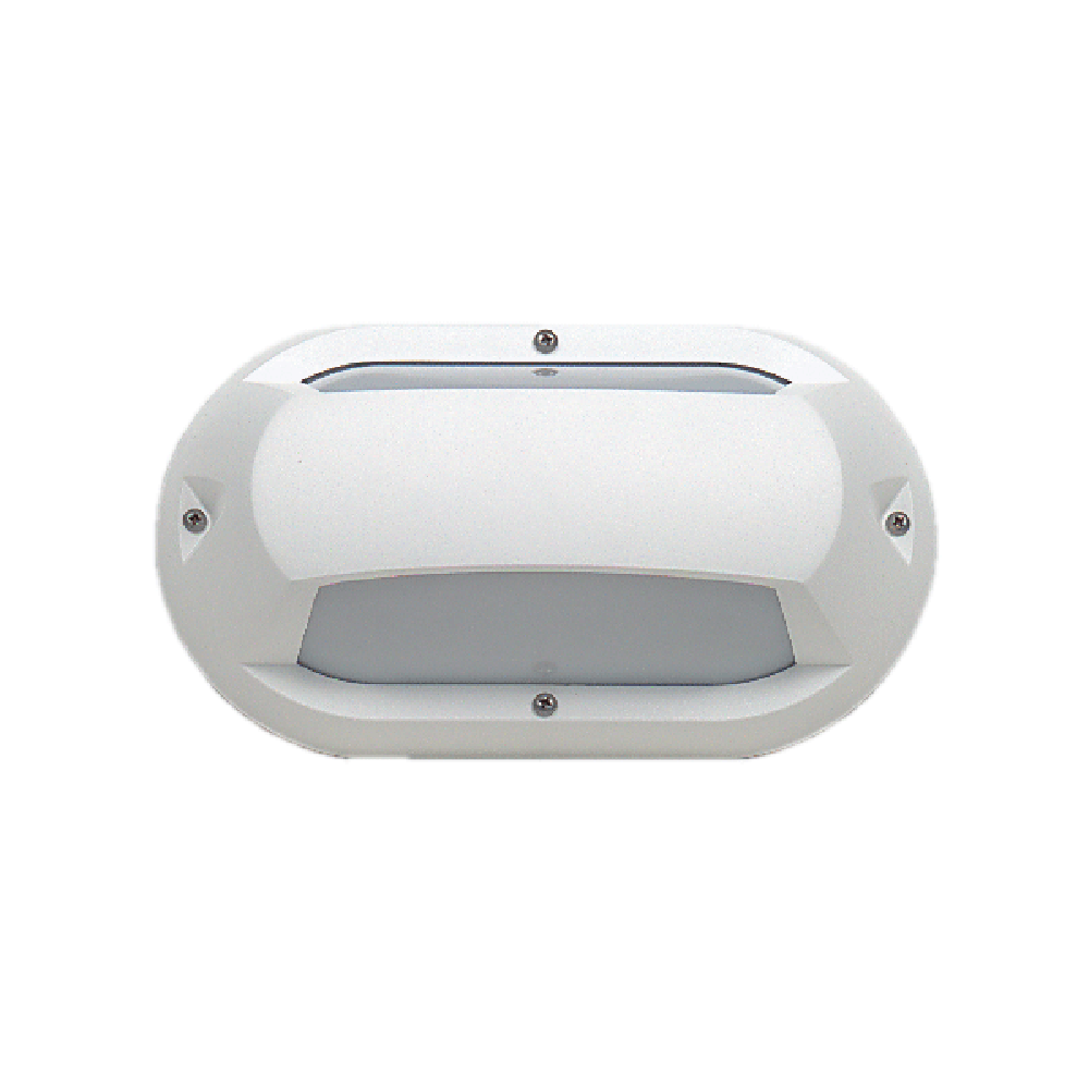 Up & Down LED Bunker Light White Polycarbonate 3000K - LJL6004-WH