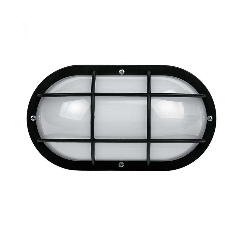 Oval Guard Bunker Light Black 4000K - LJF9002-BL
