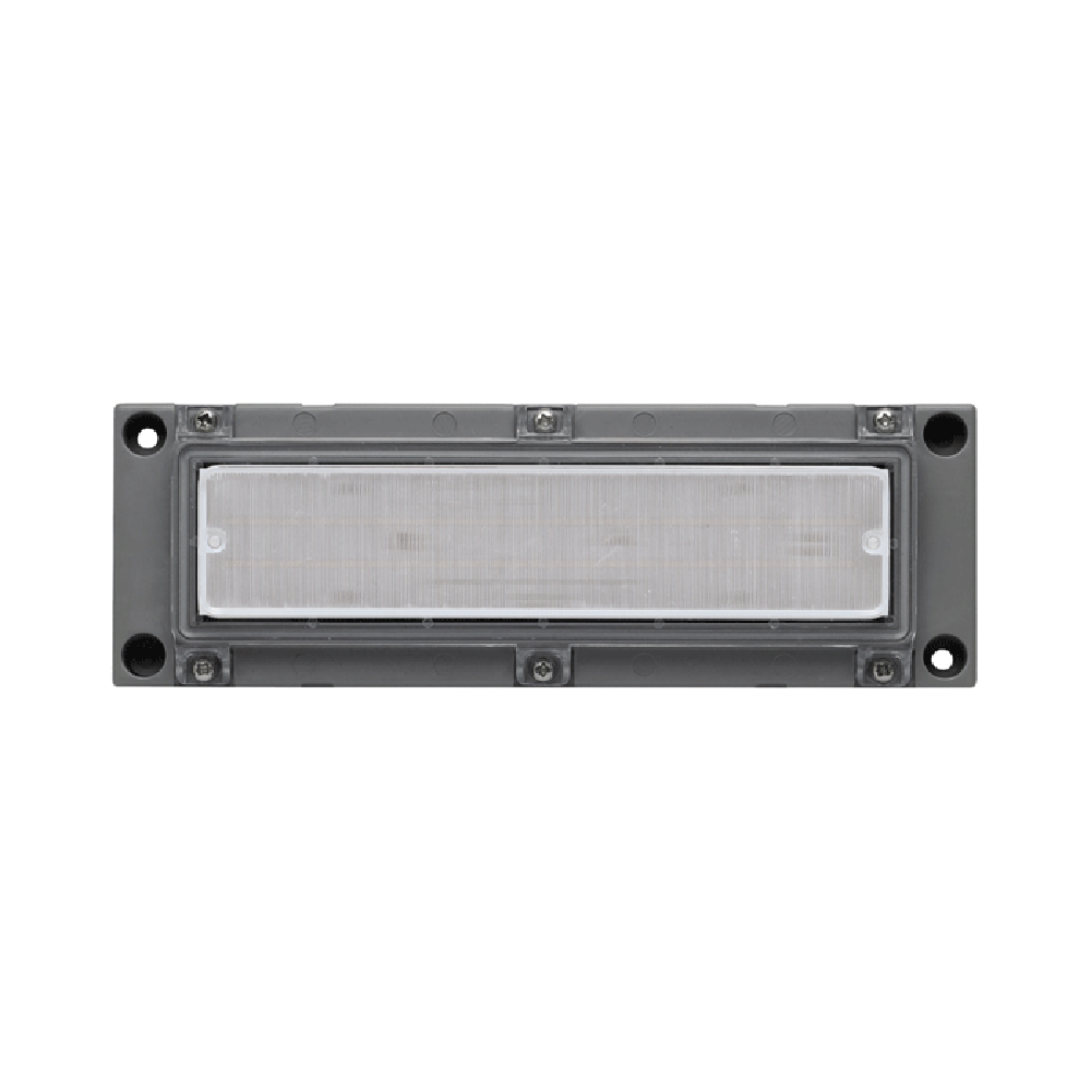 Brick Light 12V 3.8W Charcoal Polycarbonate 3000K - LKV12301