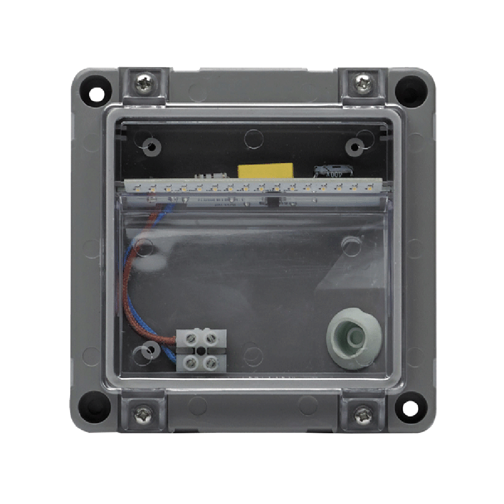 Buy Outdoor Step Lights Australia Square Outdoor Step Light 12V 1.5W Charcoal Polycarbonate 3000K - LKV12403