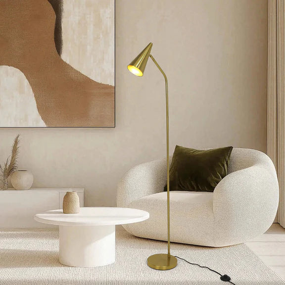 Isolde Floor Lamp Brass - LL-10-0313