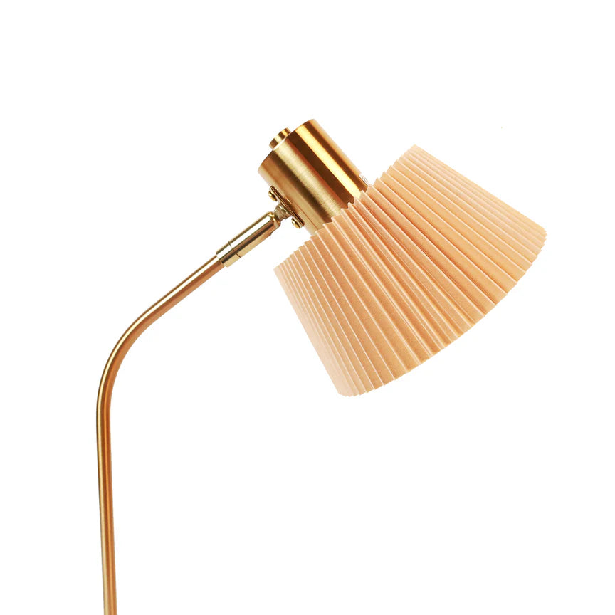 Ruston Table Lamp Brass & Khaki - LL-14-0278