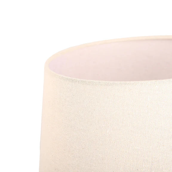 Jessamy Table Lamp Blue Glass & Natural - LL-14-0312BL