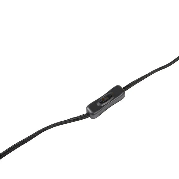 Jessamy Table Lamp Blue Glass & Natural - LL-14-0312BL