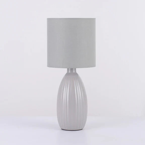Nora Set of 2 Table Lamp Grey - LL-14-0318GR