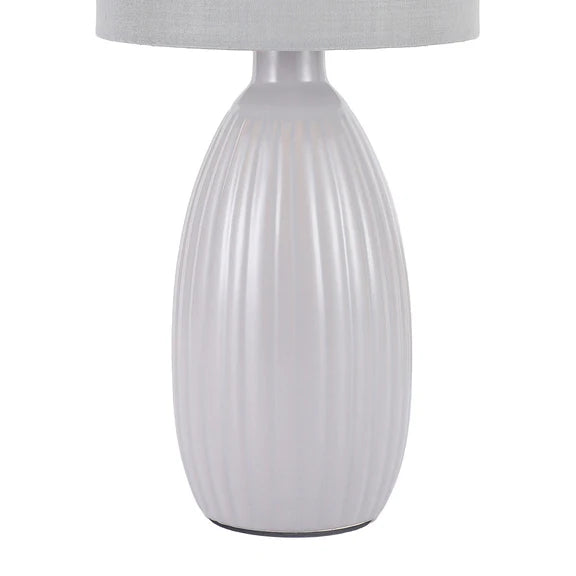 Nora Set of 2 Table Lamp Grey - LL-14-0318GR