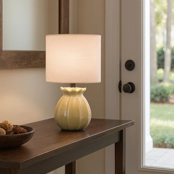 Blossom Set of 2 Table Lamp Mint & White - LL-14-0321G