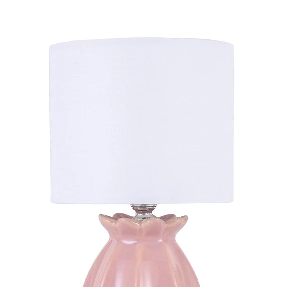 Blossom Set of 2 Table Lamp Blush Pink & White - LL-14-0321P