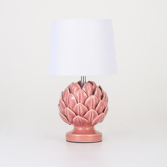 Tasha Artichoke Set of 2 Table Lamp Ivory & Natural - LL-14-0338R