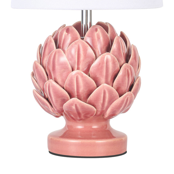 Tasha Artichoke Set of 2 Table Lamp Ivory & Natural - LL-14-0338R