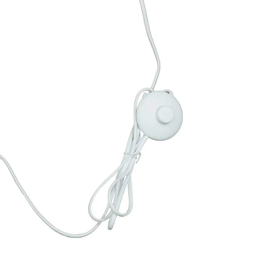 Twirla Small Floor Lamp White & Natural - LL-27-0261S