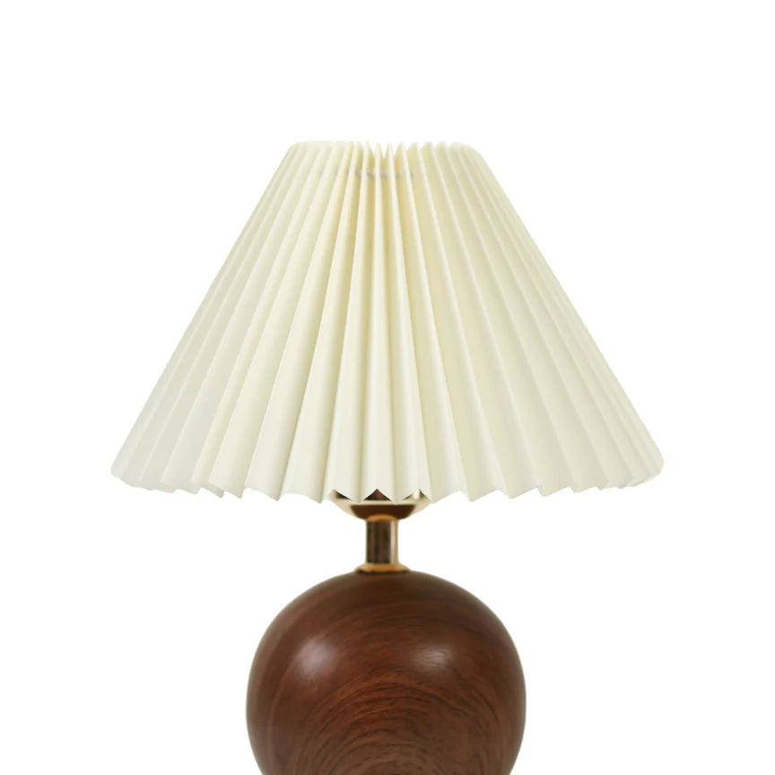 Orbelle Table Lamp Walnut & Beige - LL-27-0265DB