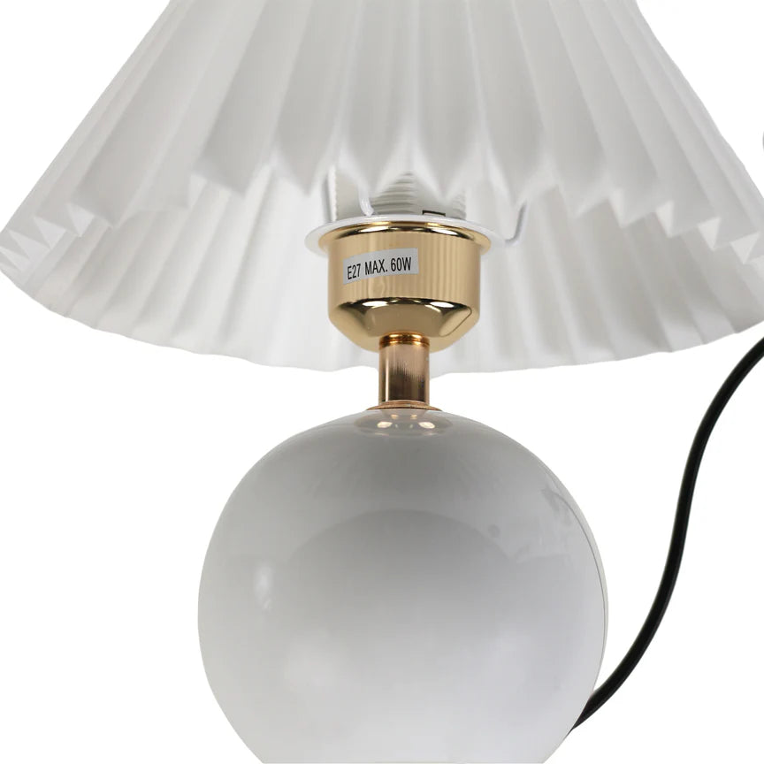 Orbelle Table Lamp White - LL-27-0265W