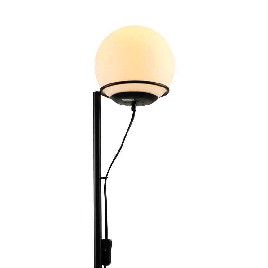Sphera Floor Lamp Black & Opal - LL-27-0266OG
