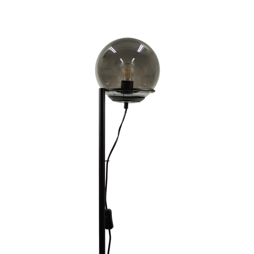 Sphera Floor Lamp Black & Smoky - LL-27-0266SG