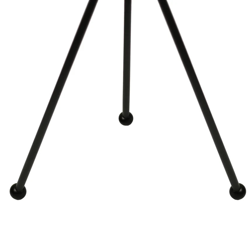 Seren Tripod Floor Lamp Matt Black & White - LL-27-0269