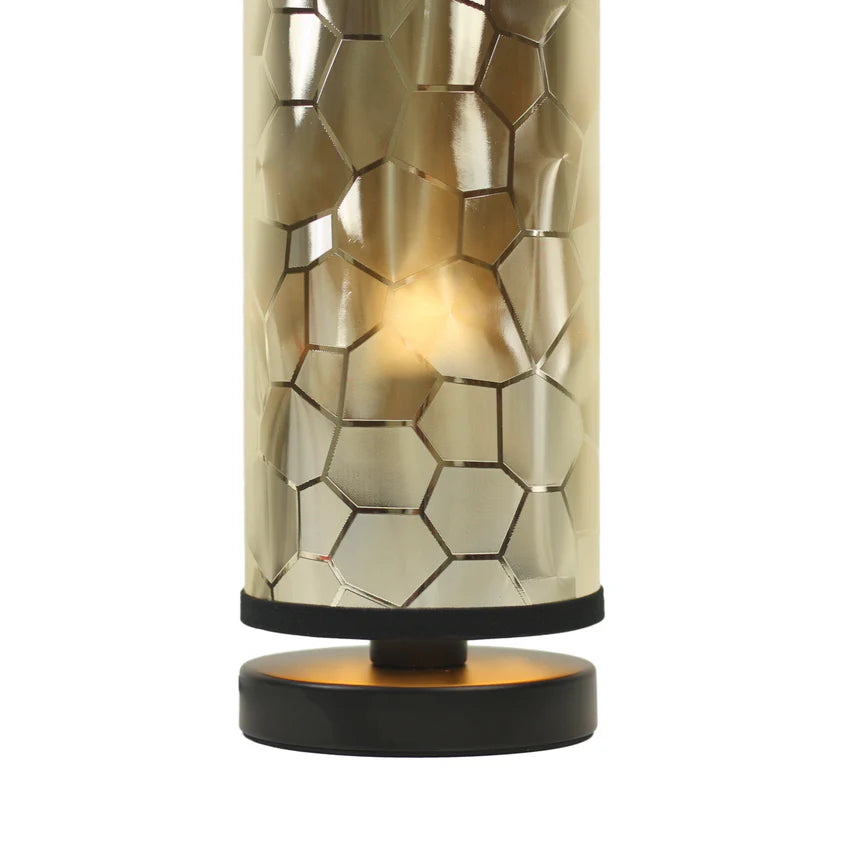 Maris Table Lamp Black & Trim Gold - LL-14-0273