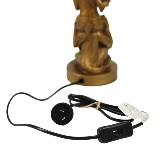 Sage Three Wise Monkey Table Lamp Gold & Black - LL-27-0275