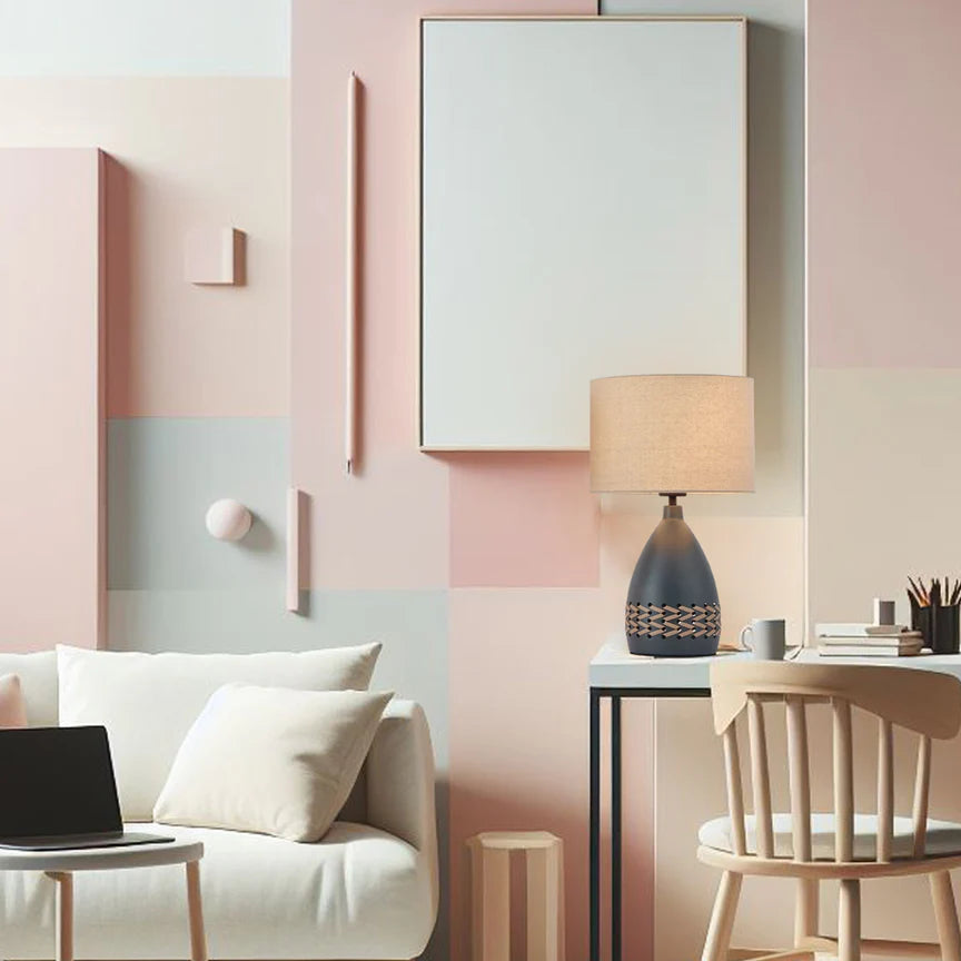 Piper Table Lamp Grey - LL-27-0277GR