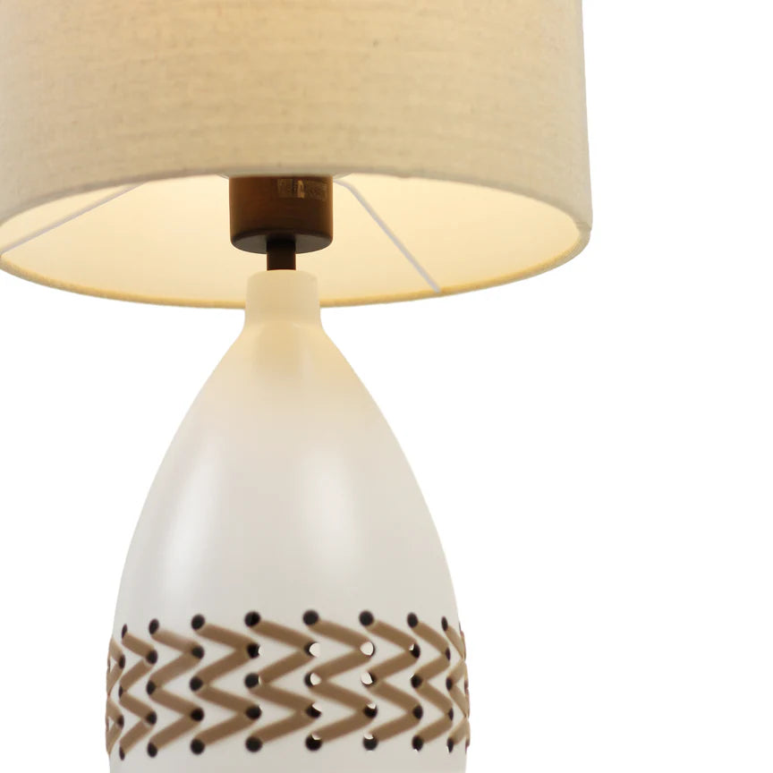 Piper Table Lamp White - LL-27-0277W