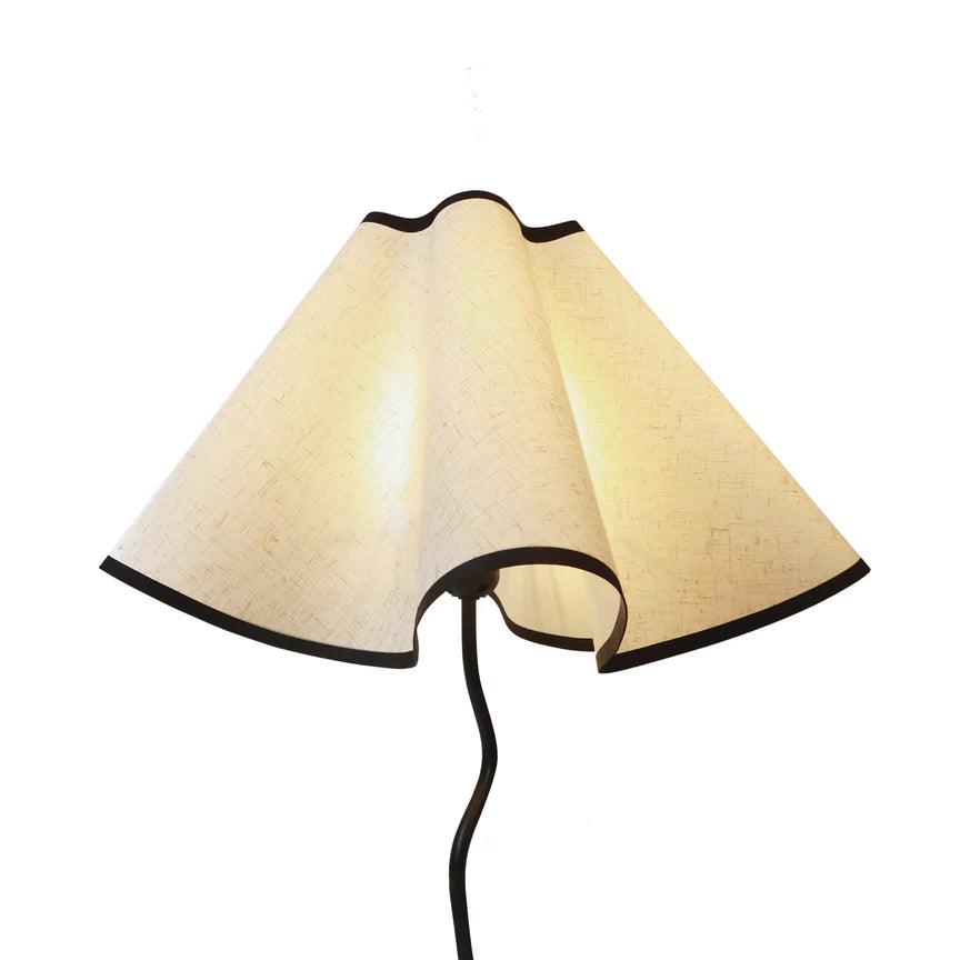 Wyatt Table Lamp Matt Black & Linen - LL-27-0280