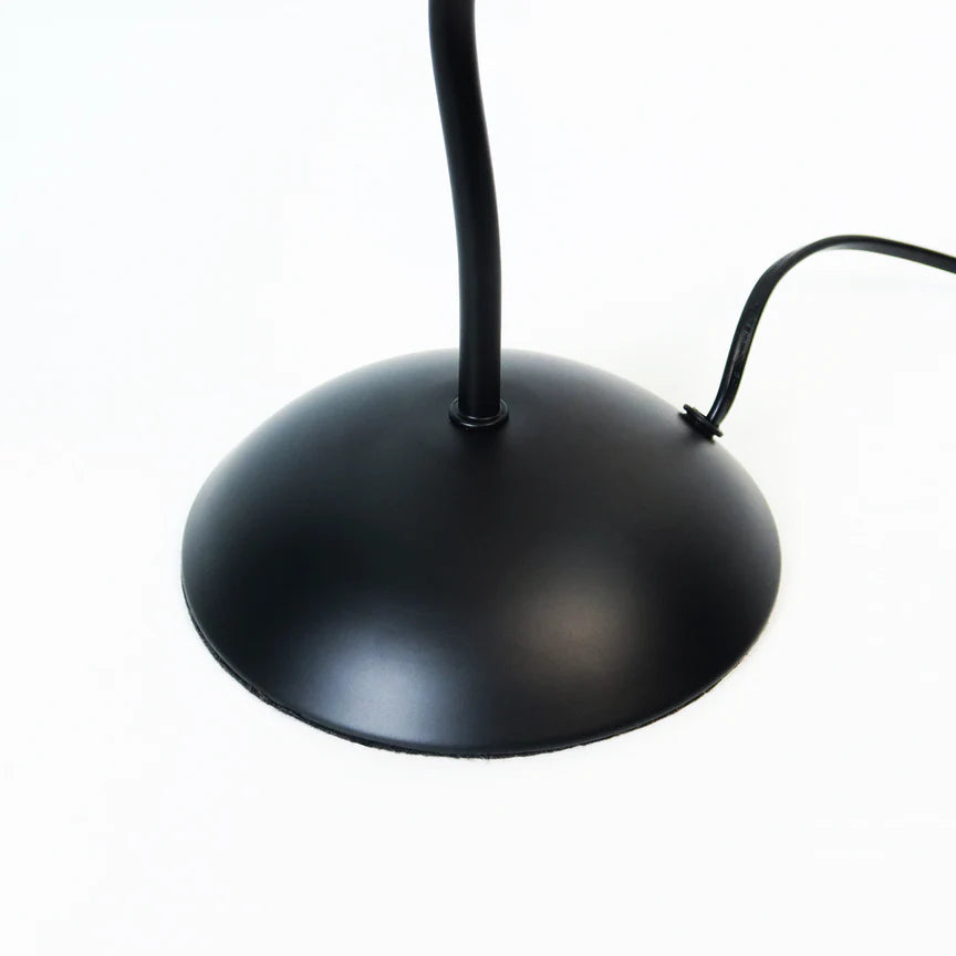 Wyatt Table Lamp Matt Black & Linen - LL-27-0280