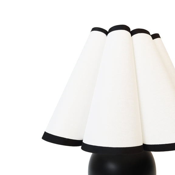 Wilma Touch Table Lamp Matt Black & White - LL-27-0281