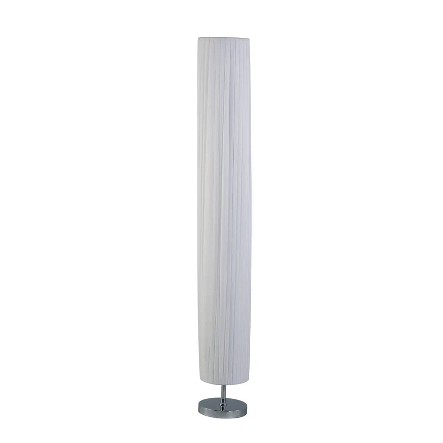 Eclara Floor Lamp Chrome & White - LL-27-0283