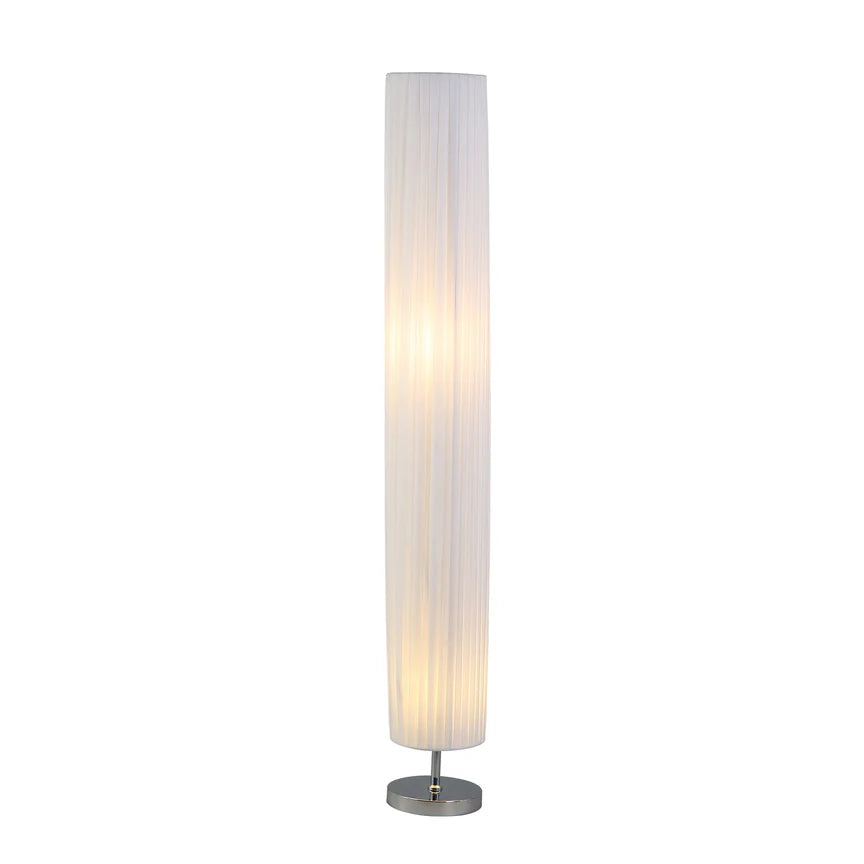 Eclara Floor Lamp Chrome & White - LL-27-0283