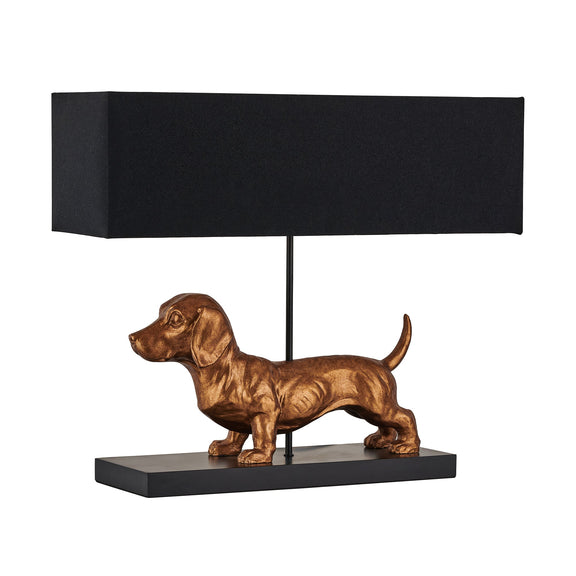 Dachshund Table Lamp Black - LL-27-0285G