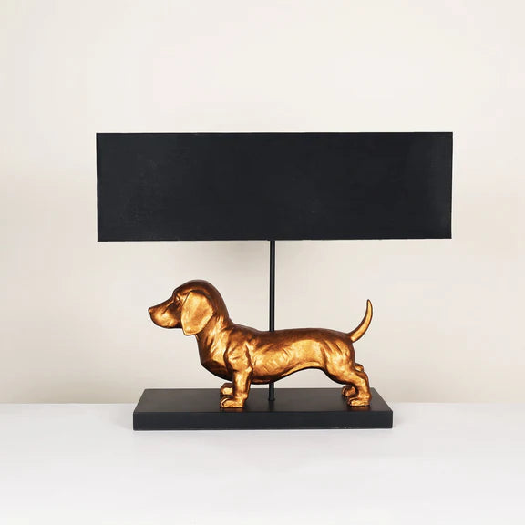 Dachshund Table Lamp Black - LL-27-0285G