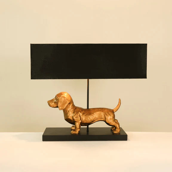 Dachshund Table Lamp Black - LL-27-0285G