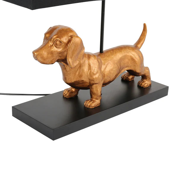 Dachshund Table Lamp Black - LL-27-0285G