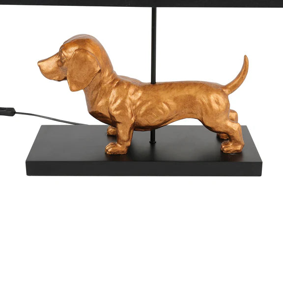 Dachshund Table Lamp Black - LL-27-0285G