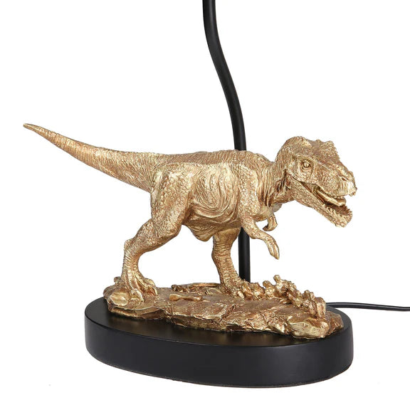 T-Rex Triumph Table Lamp Gold & Natural - LL-27-0287