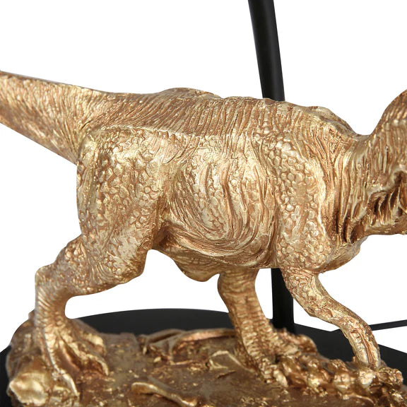 T-Rex Triumph Table Lamp Gold & Natural - LL-27-0287