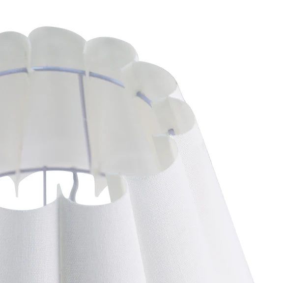 Giselle Table Lamp Chrome & White - LL-27-0292