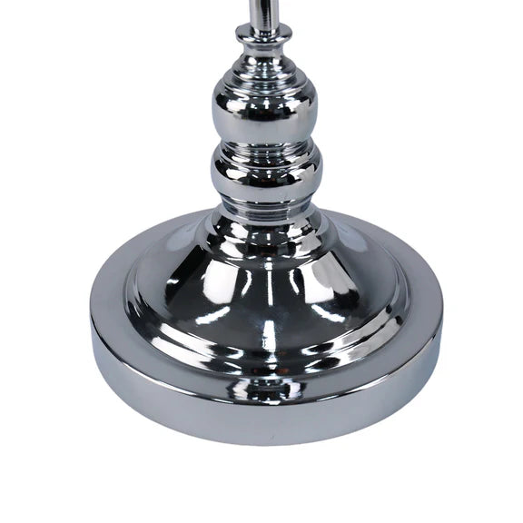 Giselle Table Lamp Chrome & White - LL-27-0292