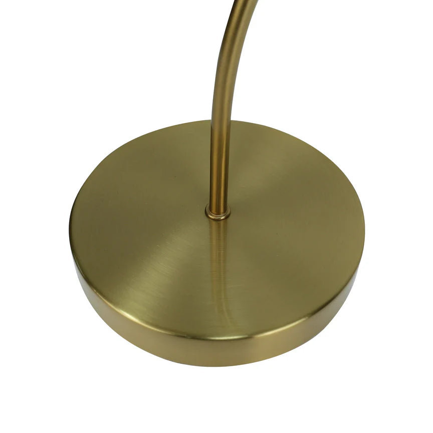Gemma Table Lamp White & Brass - LL-27-0293W