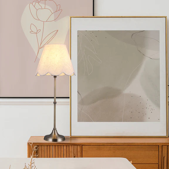 Lottie Table Lamp Antique Brass & Linen - LL-27-0296SD