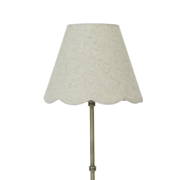 Lottie Table Lamp Antique Brass & Linen - LL-27-0296SD