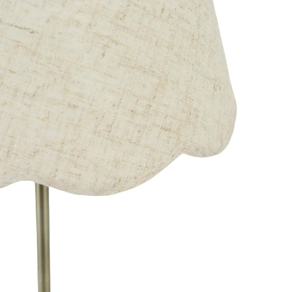 Lottie Table Lamp Antique Brass & Linen - LL-27-0296SD