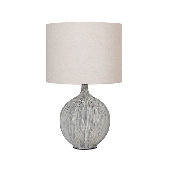 Zaya Table Lamp Blue & Linen - LL-27-0298