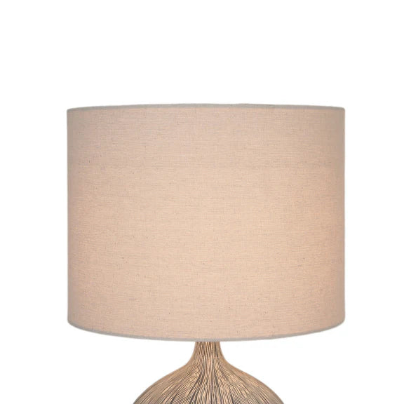 Zaya Table Lamp Blue & Linen - LL-27-0298