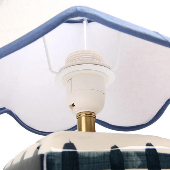 Romy Set of 2 Table Lamp Blue - LL-27-0299BL