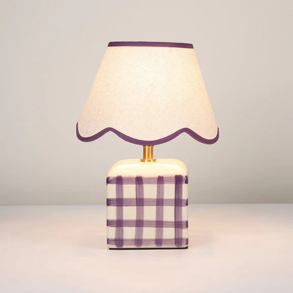 Romy Set of 2 Table Lamp Purple - LL-27-0299PE