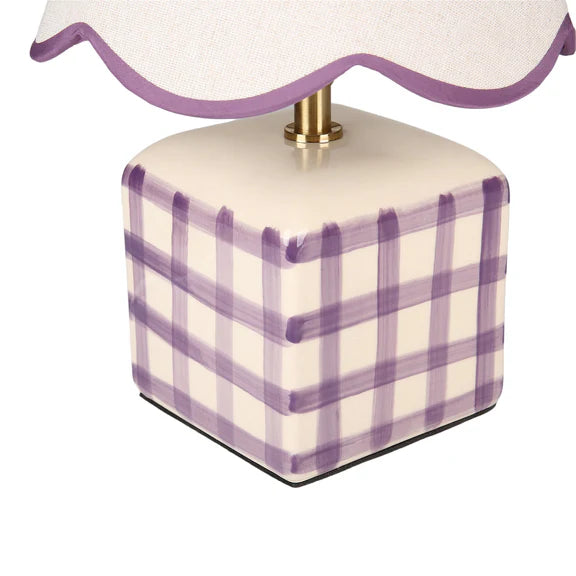 Romy Set of 2 Table Lamp Purple - LL-27-0299PE