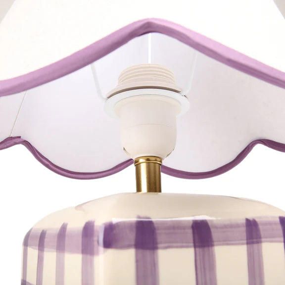 Romy Set of 2 Table Lamp Purple - LL-27-0299PE