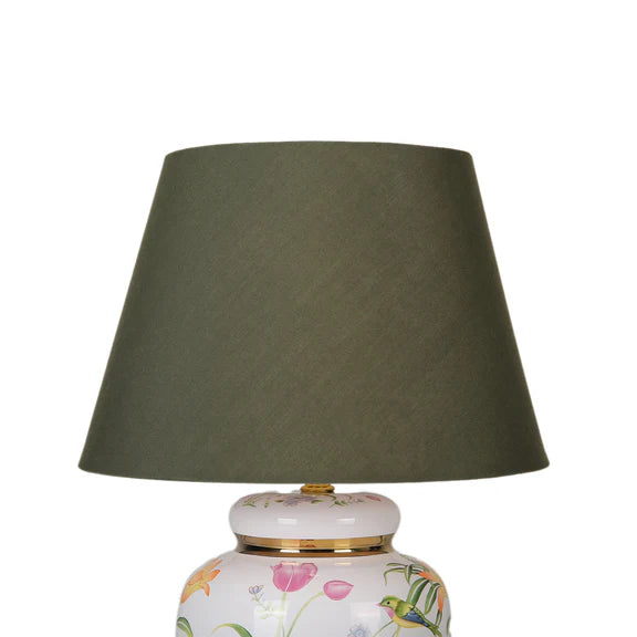 Circe Table Lamp White & Green - LL-27-0302