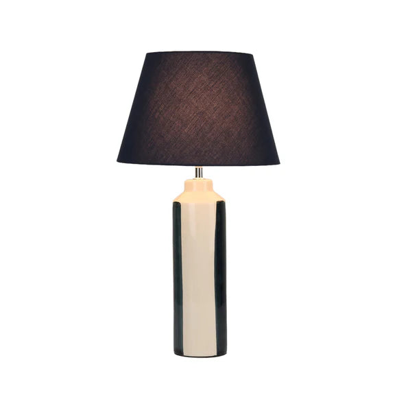 Asha Table Lamp Cream & Blue - LL-27-0303BL